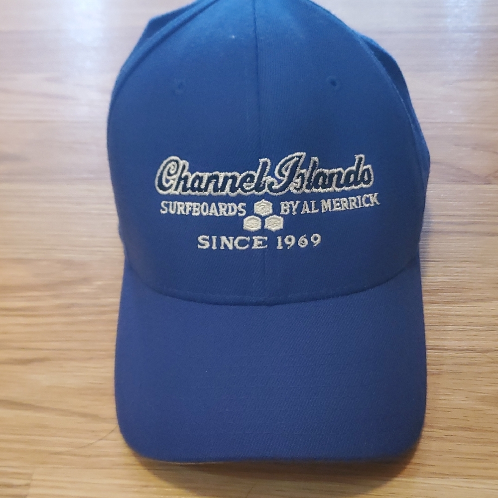 Flexfit Baseball Hat S/M Channel Islands Surdboards By Al Merrick Blue Vintage